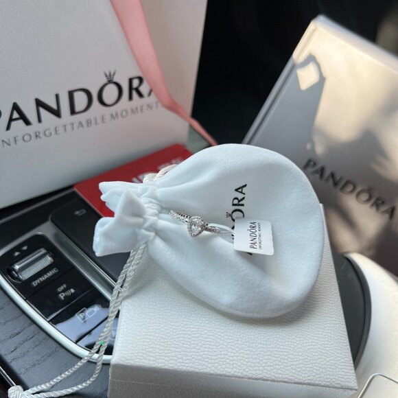 Pandora Logo Pavé Ring - Picture 6 of 7